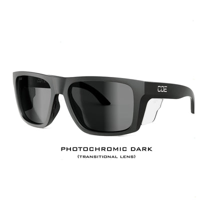 Co Eyewear Outrigger Z87+ Matte Black Protective Glasses - eyewear-J.L. Matthews Co., Inc.