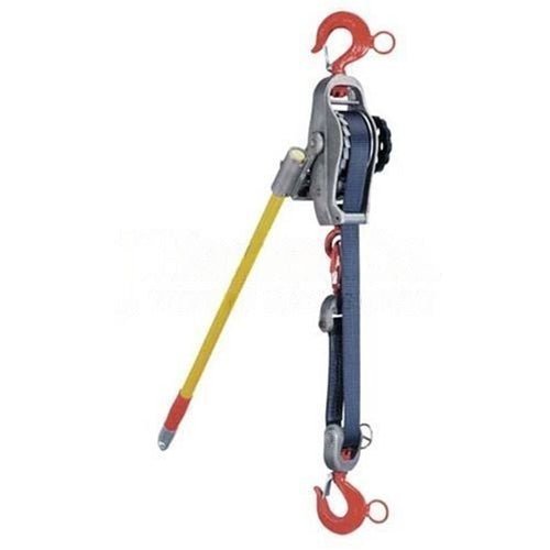 Columbus McKinnon Little Mule Web Strap Hoist With Hotstick Rings - 344DC - J.L. Matthews Co., Inc.