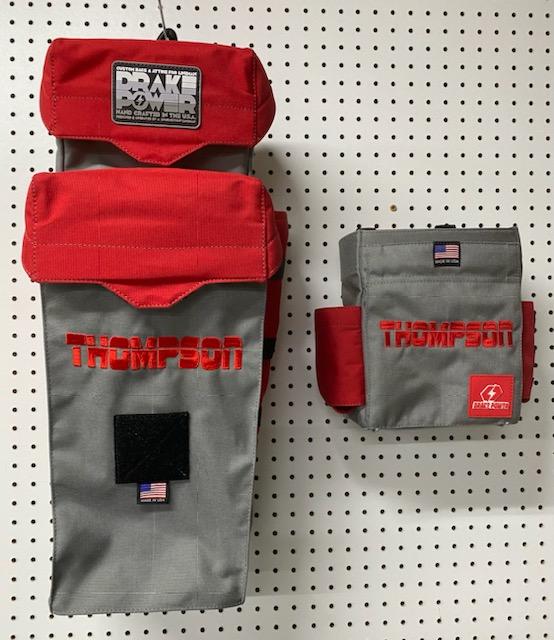 Drake Power Durable Ditty Bag- Grey & Red