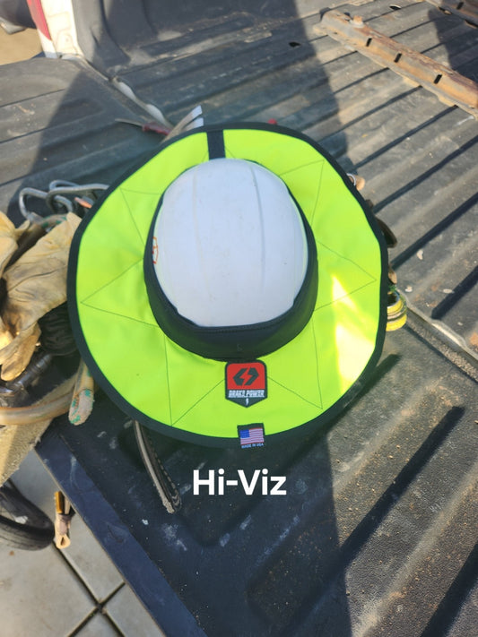 Drake Power Sun Shades Hard Hat HI-Viz Fly Shade 