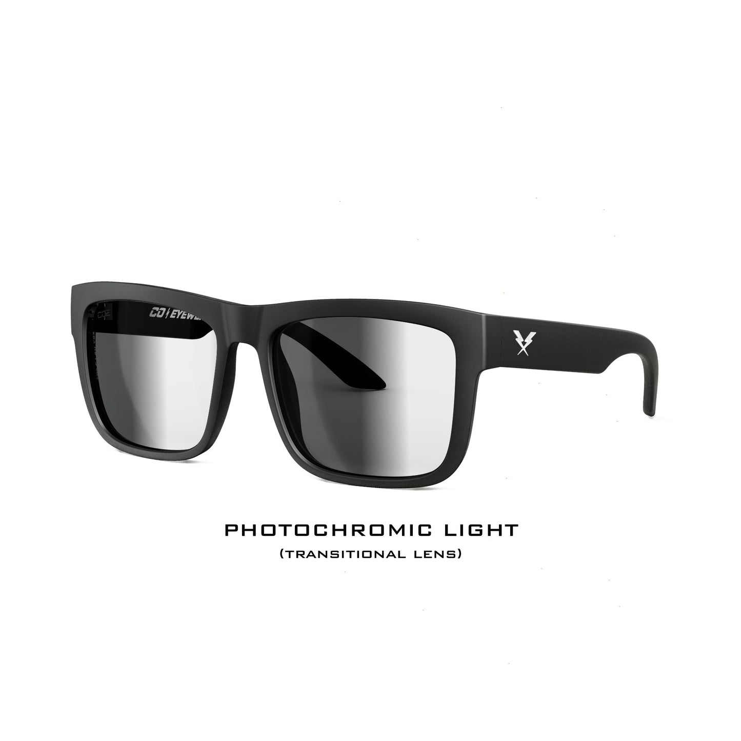 Drifter Z87 Matte Black Photochromic - eyewear-J.L. Matthews Co., Inc.