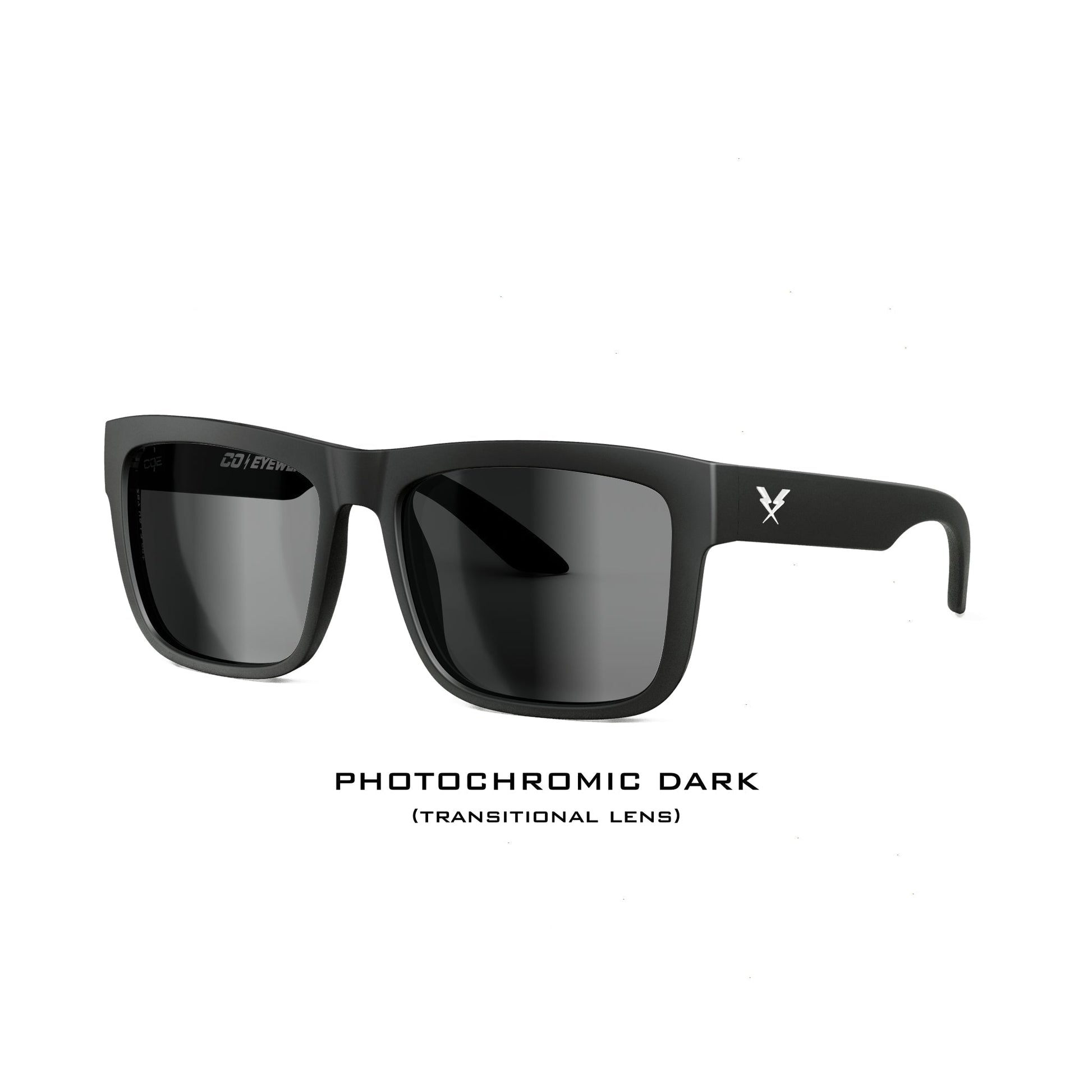 Drifter Z87 Matte Black Photochromic - eyewear-J.L. Matthews Co., Inc.