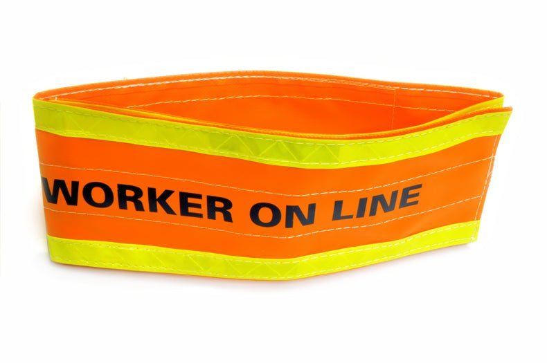 Estex Pole Band Wrap Non-Slip Pole Warning Placards - 1180-45