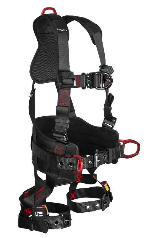 FallTech FT-Iron 4D Construction Climbing Full Body Harness - 8144FD - Harnesses-J.L. Matthews Co., Inc.