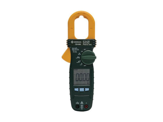 Greenlee 600 AMP AC True RMS Clamp Meter Calibrated - CM860 - J.L. Matthews Co., Inc.