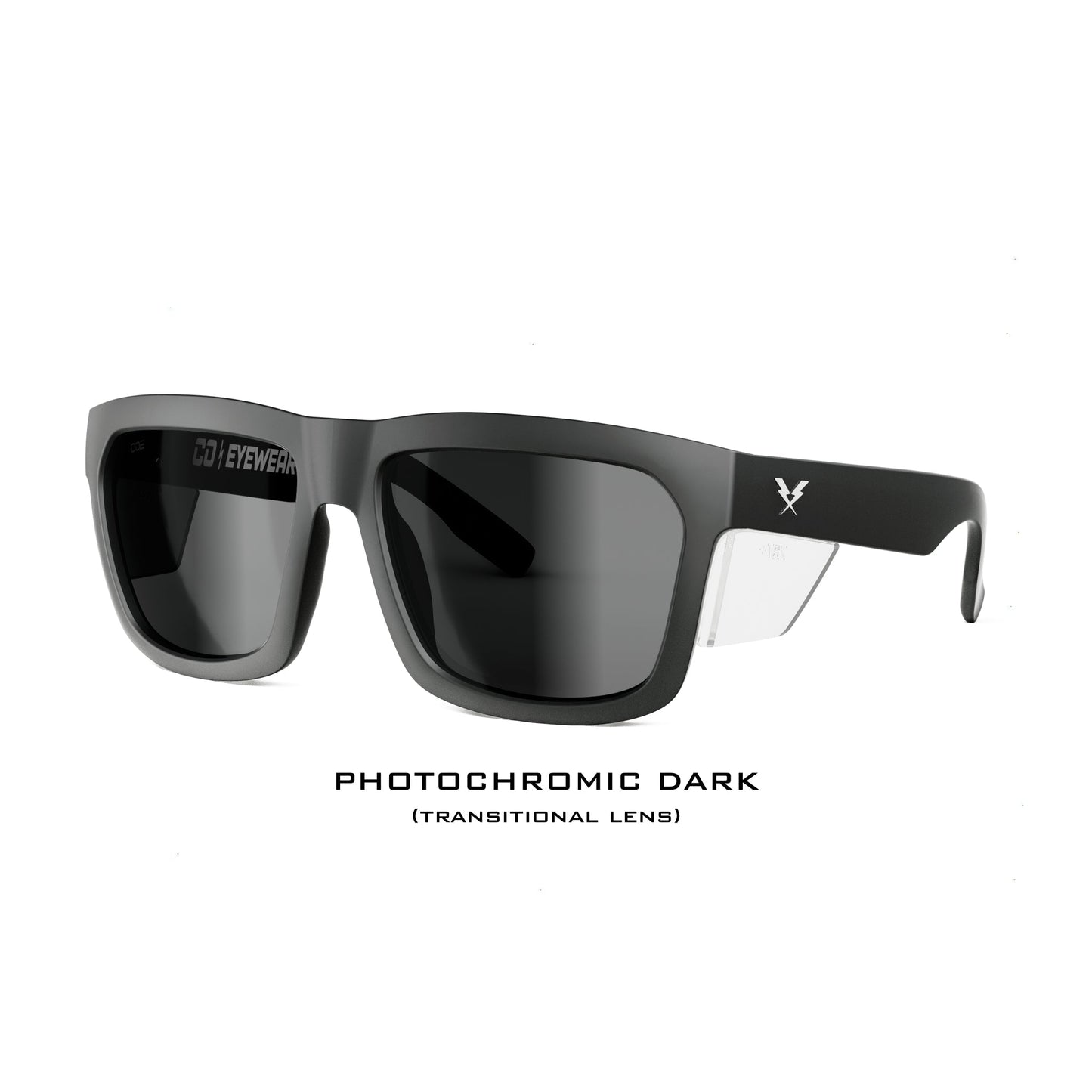 Hard Money Z87+ Matte Black Photochromic - eyewear-J.L. Matthews Co., Inc.