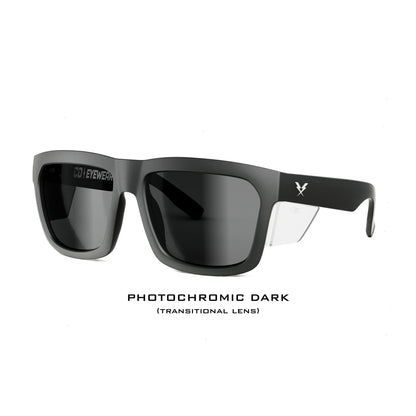 Hard Money Z87+ Matte Black Photochromic - eyewear-J.L. Matthews Co., Inc.
