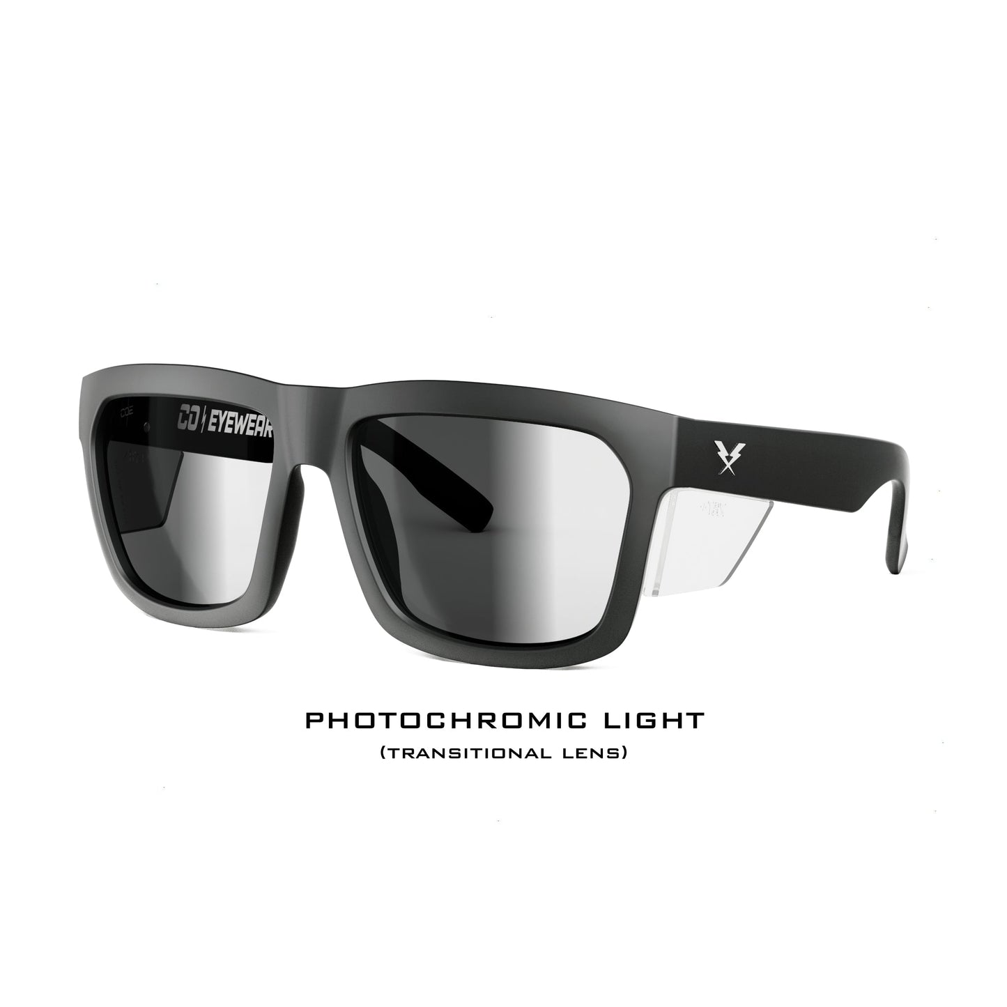 Hard Money Z87+ Matte Black Photochromic - eyewear-J.L. Matthews Co., Inc.