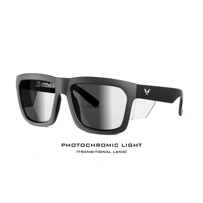 Hard Money Z87+ Matte Black Photochromic - eyewear-J.L. Matthews Co., Inc.