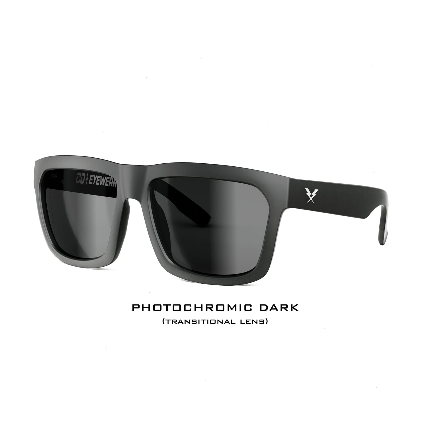 Hard Money Z87 Matte Black Photochromic - eyewear-J.L. Matthews Co., Inc.