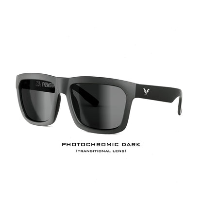 Hard Money Z87 Matte Black Photochromic - eyewear-J.L. Matthews Co., Inc.
