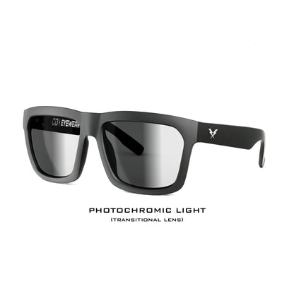 Hard Money Z87 Matte Black Photochromic - eyewear-J.L. Matthews Co., Inc.