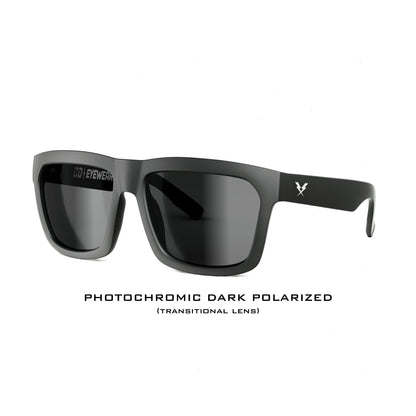 Hard Money Z87 Matte Black Photochromic - eyewear-J.L. Matthews Co., Inc.