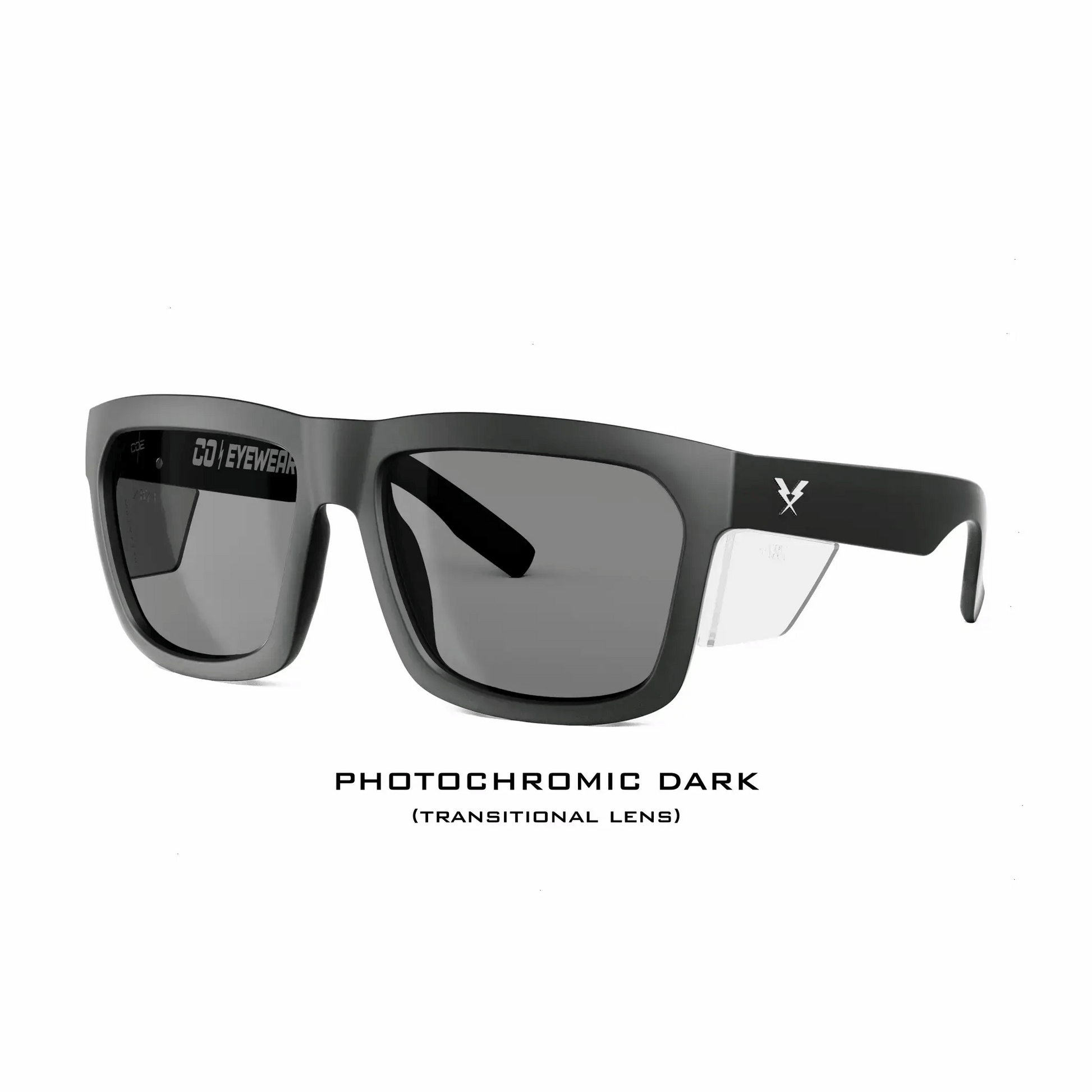Hard Money Z87+ Matte Black Photochromic - eyewear-J.L. Matthews Co., Inc.