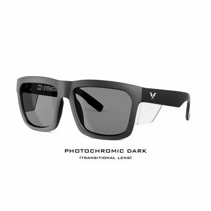 Hard Money Z87+ Matte Black Photochromic - eyewear-J.L. Matthews Co., Inc.