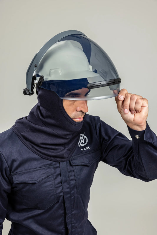 NSA Enespro® 12 cal Hover XTR™ Series Faceshield with Hard Hat - ENH12TRHAT