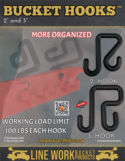 Line Work 3" Bucket Hook - 1005