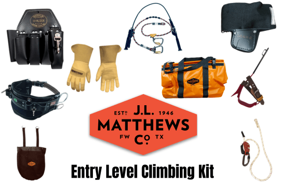 J. L. Matthews Entry Level Climbing Kit Linemen Tool Set - J.L. Matthews Co., Inc.