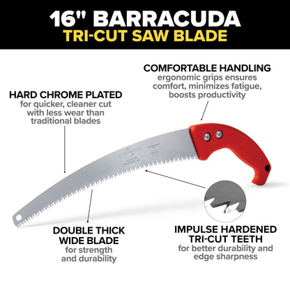 Jameson 16″ Barracuda™ Tri-Cut Saw Blade
