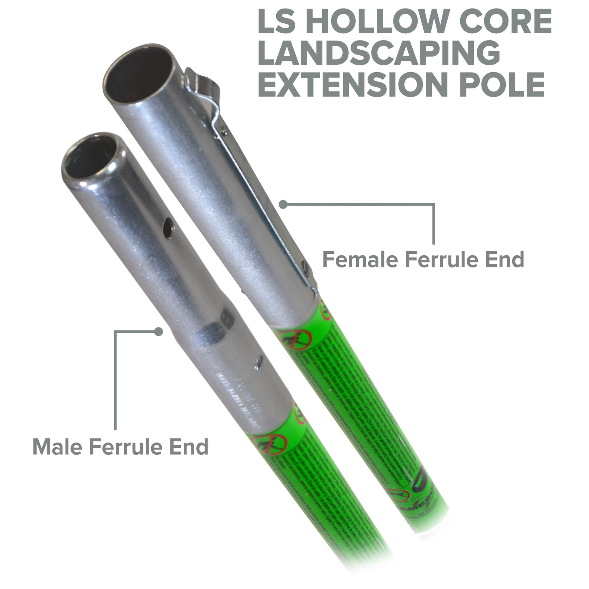 Jameson LS Series Hollow Cor
e Fiberglass Poles 