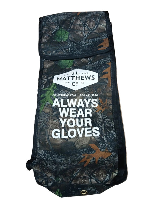 J.L. Matthews 18" Camo Combo Sleeve & Glove Bag - 98-027 - Bags-J.L. Matthews Co., Inc.