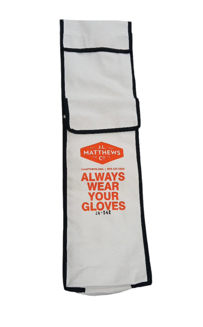 J.L. Matthews Sleeve and Glove Bag Canvas Gloves Storage Bag- 24-542