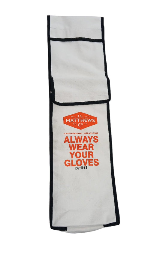J.L. Matthews Sleeve and Glove Bag Canvas Gloves Storage Bag- 24-542