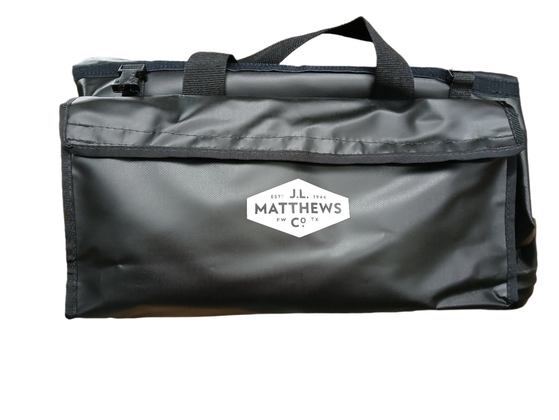 J.L. Matthews Big Mouth Black Vinyl Tool Bag - 62-649