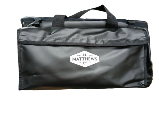 J.L. Matthews Big Mouth Black Vinyl Tool Bag - 62-649