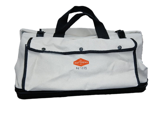J.L. Matthews Big Mouth Canvas Tool Bag W/ 2 Outside Pockets- 62-235