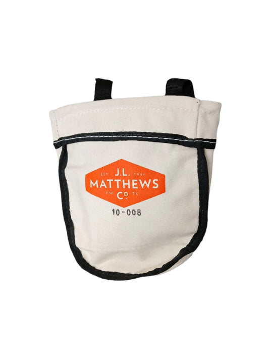 J.L. Matthews Large Bolt Bag Lineman Tool Pouch w/Pocket - 10-008