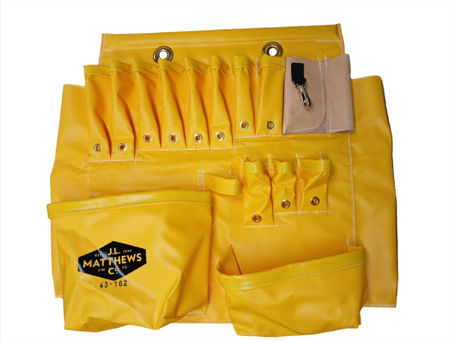 J.L. Matthews Vinyl Tool Apron W/Magnet Strip - 43-162