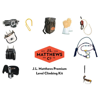 JLM Premium Level Climbing Kit Fall Arrest Protection Equipment & Safety Kit - J.L. Matthews Co., Inc.