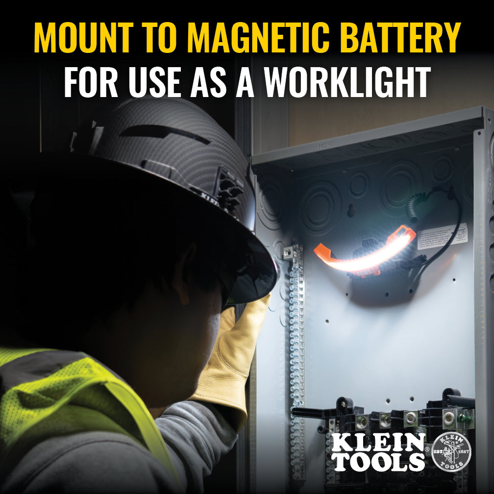 KLEIN Wide-Beam Headlamp with Mount for Hard Hat - KHH56308