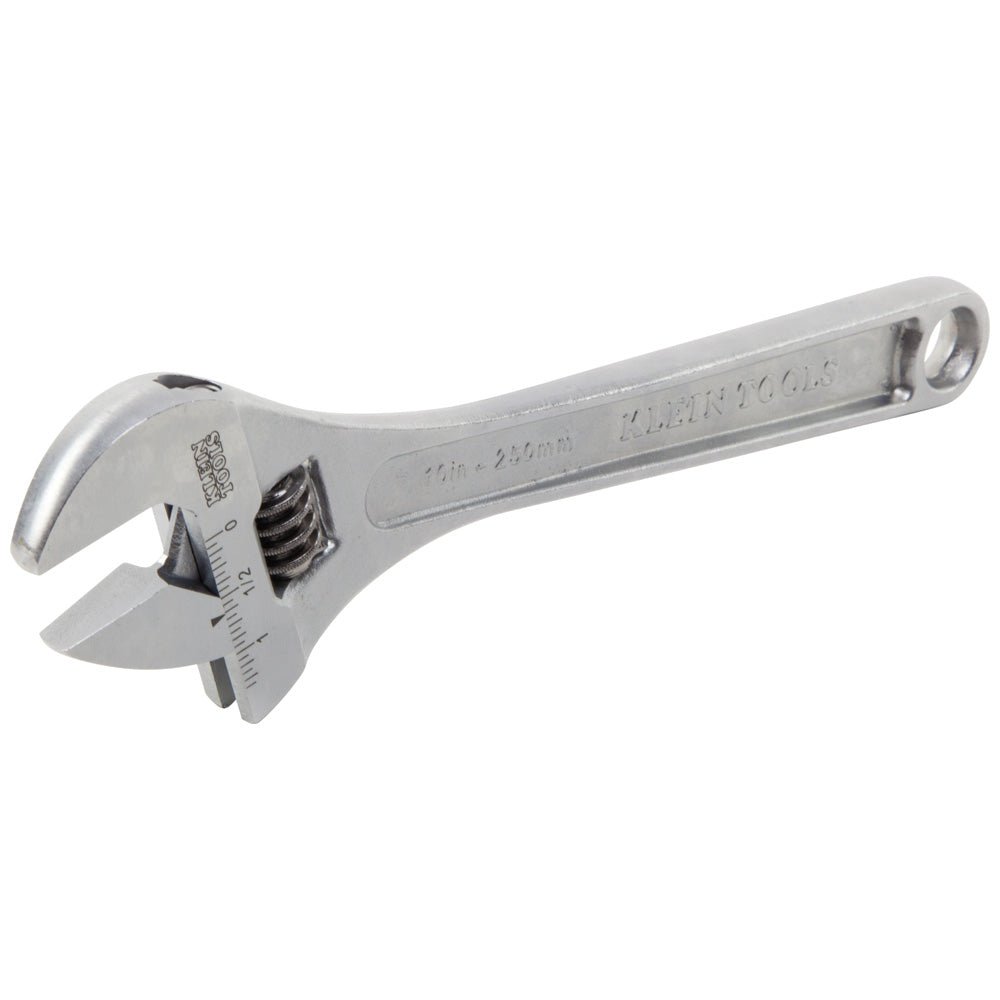 Klein 10'' Adjustable Wrench Extra Capacity Drive Wrench - 507 - 10 - Wrenches