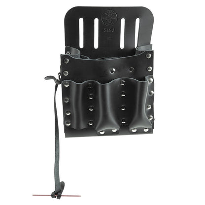 Klein 10 - Pocket Tool Pouch Linemens Leather Tool Bags - 5190 - J.L. Matthews Co., Inc.