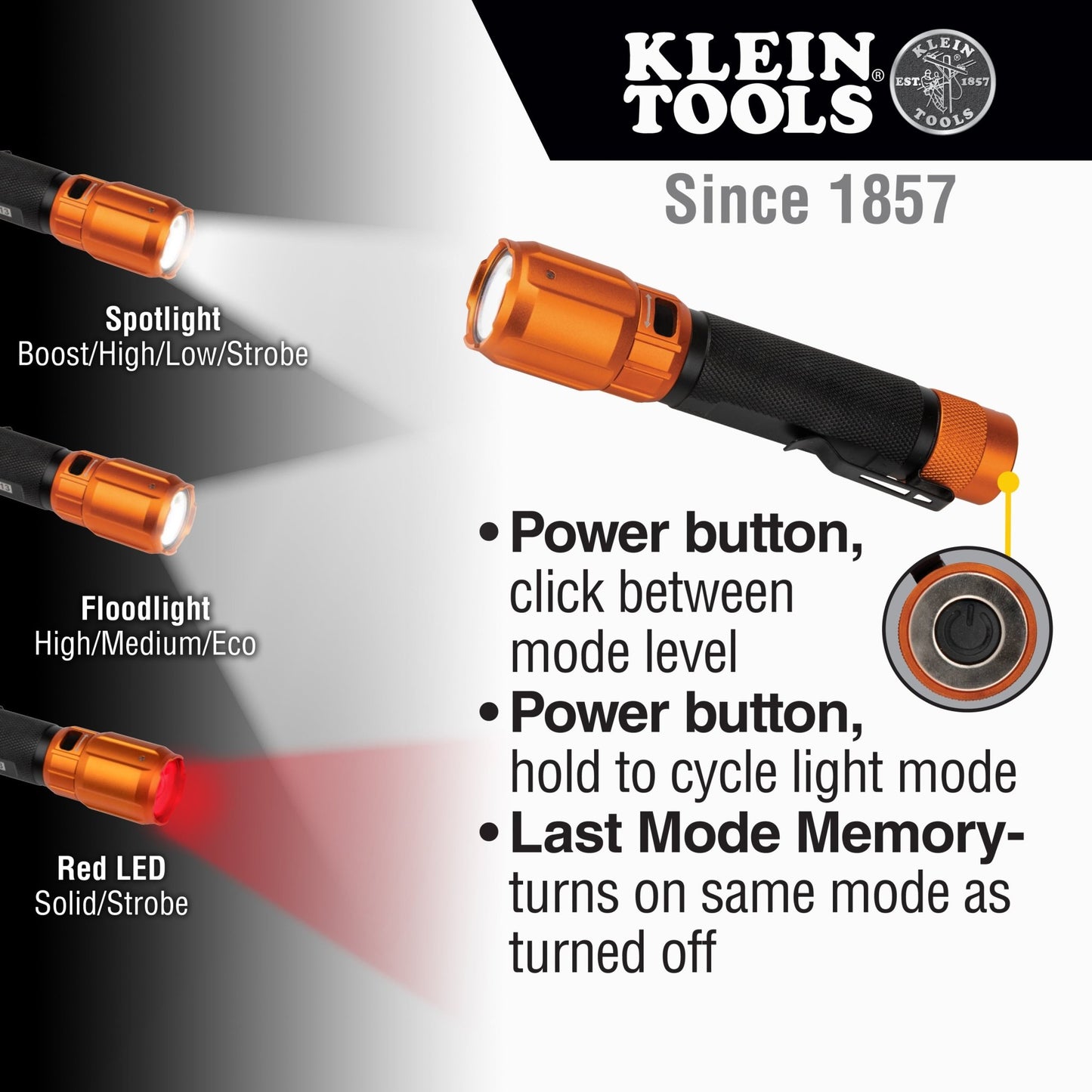 Klein Tools' LED Flashlight Flashlight 