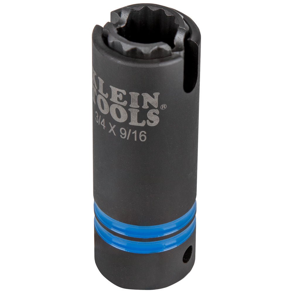 Klein 3 - in - 1 Slotted Socket 12 - Point Impact Sockets - 66031 - Sockets
