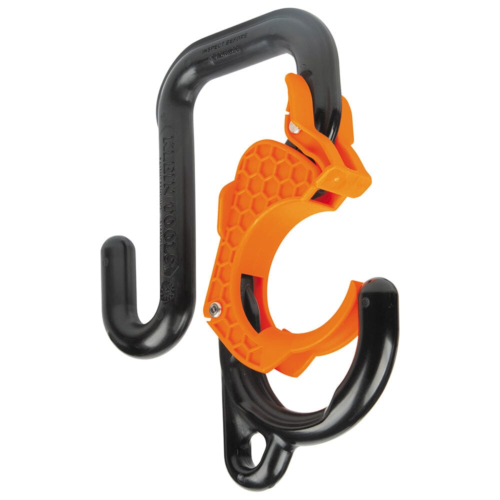 Klein 3" Lineman Locking Gated Bucket Hook w/orange latch
