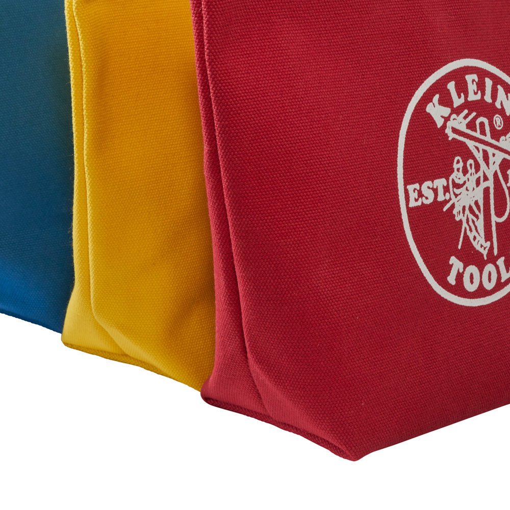 Klein 3-Pack Assorted Canvas Zipper Bags