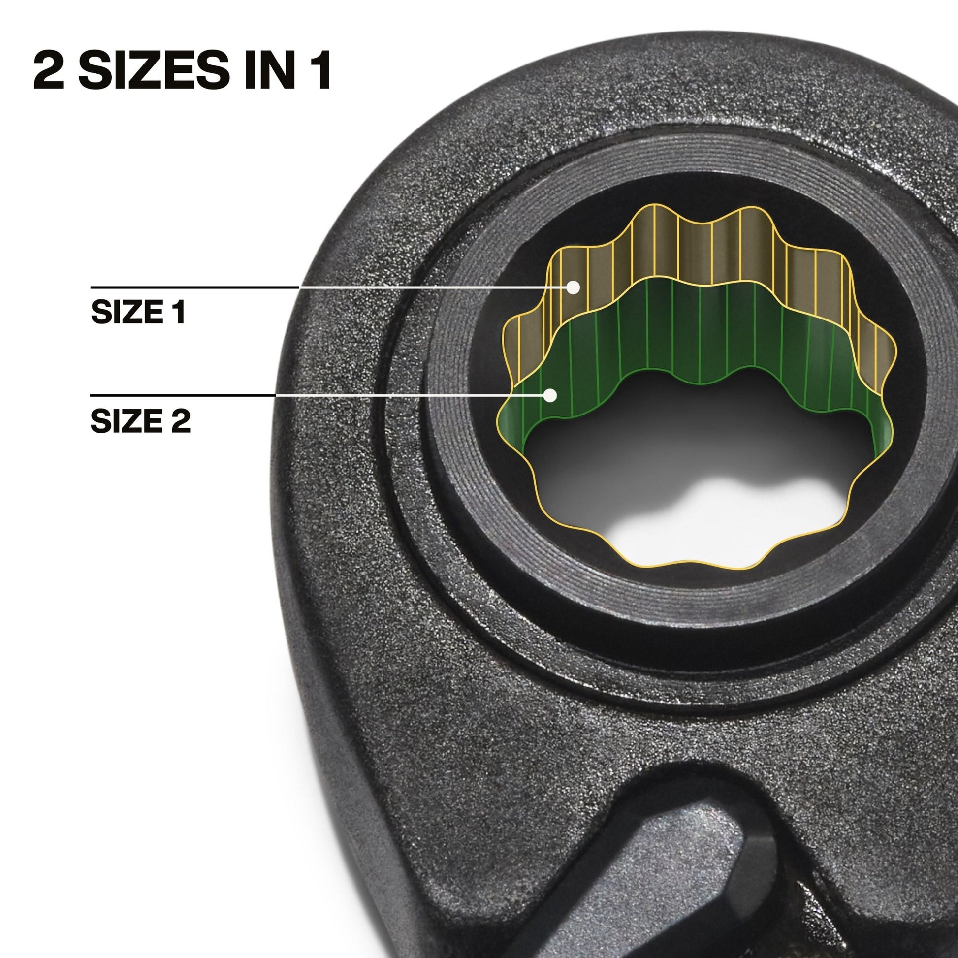 Klein 4 - in - 1 Ratcheting Wrench, Medium - 68215 - Wrenches