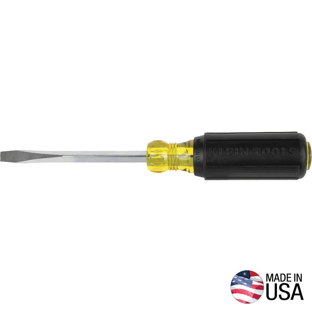 Klein 4" Square Shank Keystone Screwdriver - 600 - 4 - Screwdrivers