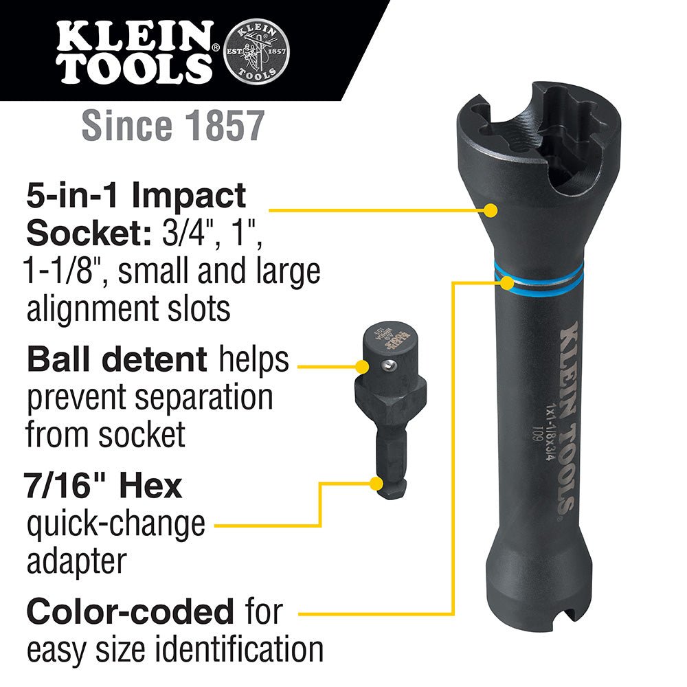 Klein 5 - n - 1 Impact Sockets 