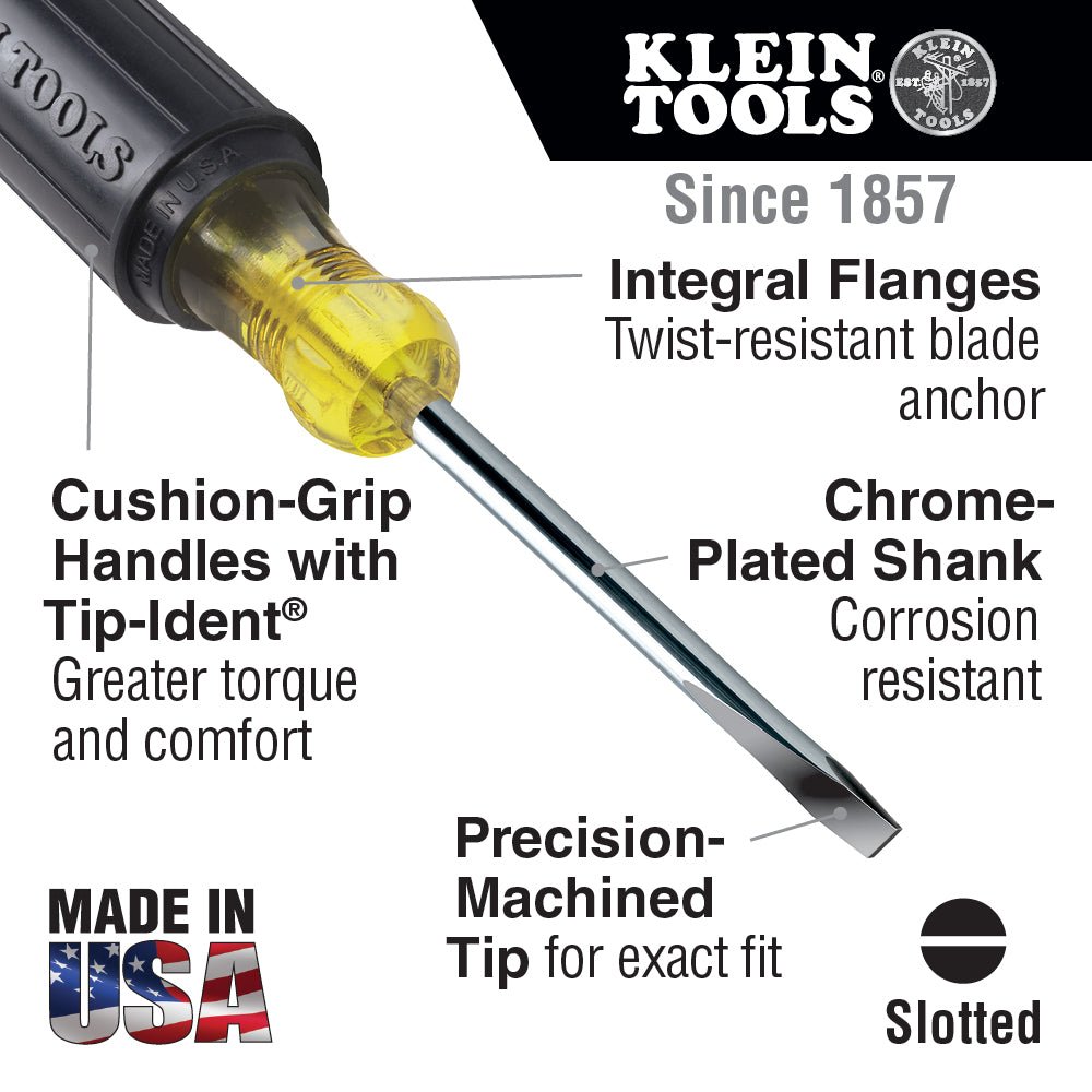 Klein 6" Screwdriver - 601-6