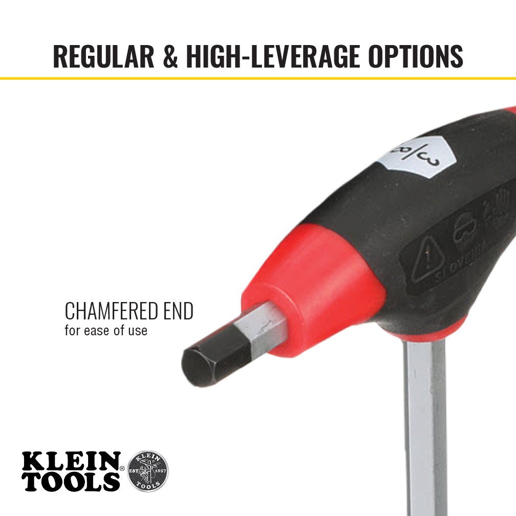 10 Piece 6'' SAE Journeyman T-Handle Hex Key 