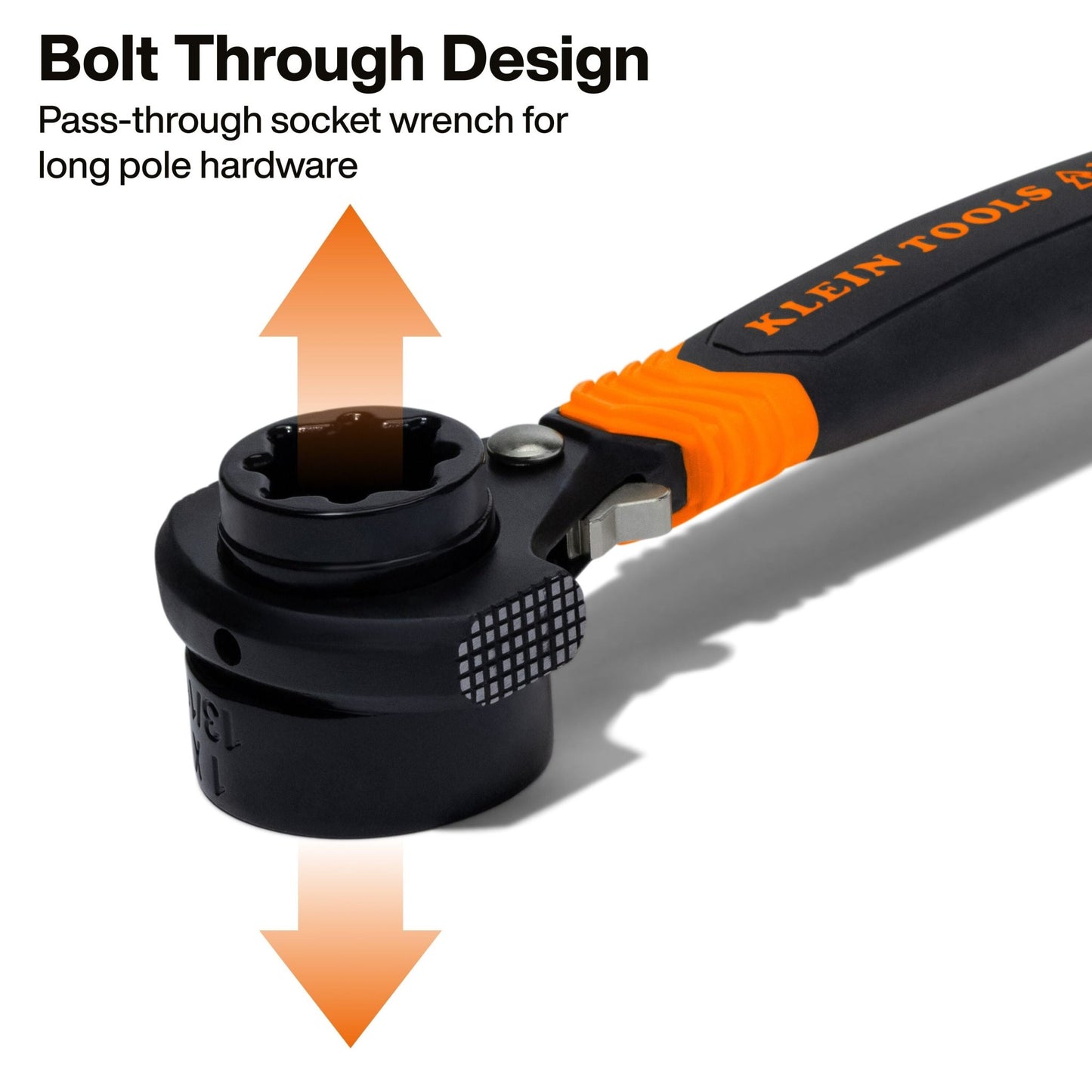 Klein 7 - in - 1 Hammer Facing Insulated Lineman Wrench - KT175HFINS - Wrenches