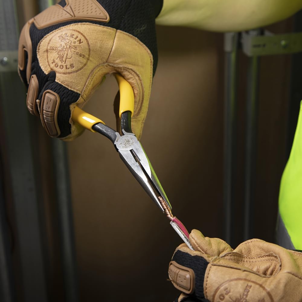 Klein 8-Inch Standard Long-Nose Pliers 