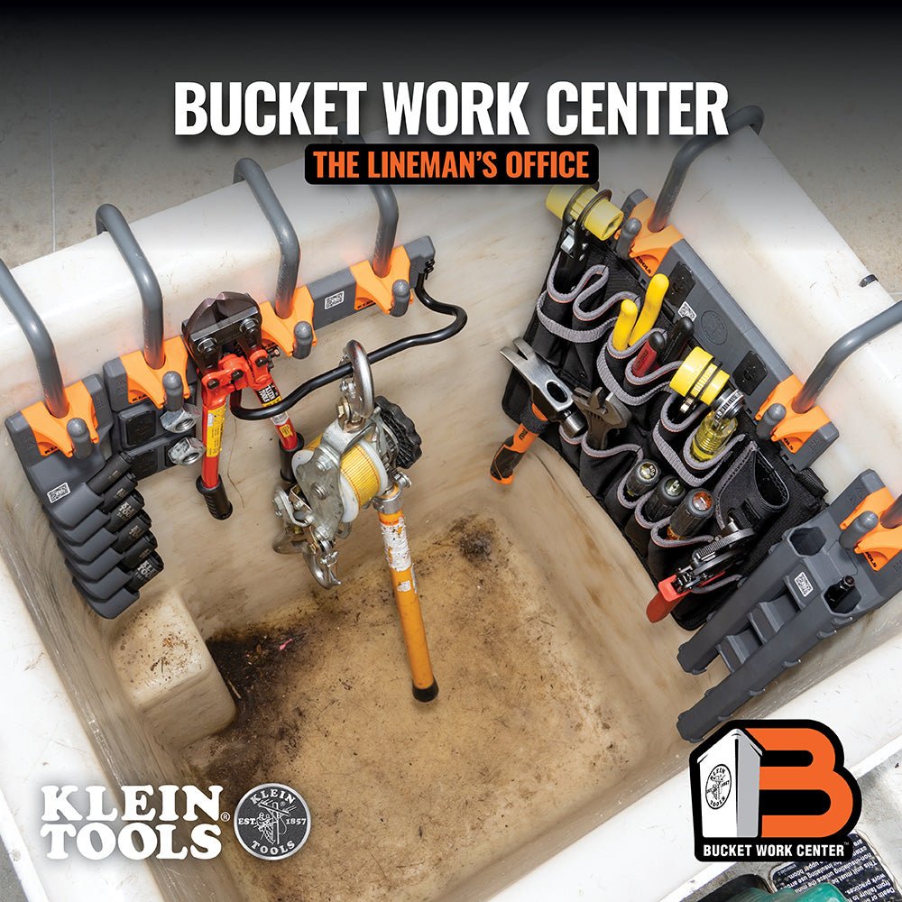 Bucket Work Center S-Hook System Auger Bit Storage Module
