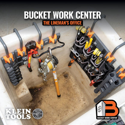 Bucket Work Center S-Hook System Auger Bit Storage Module