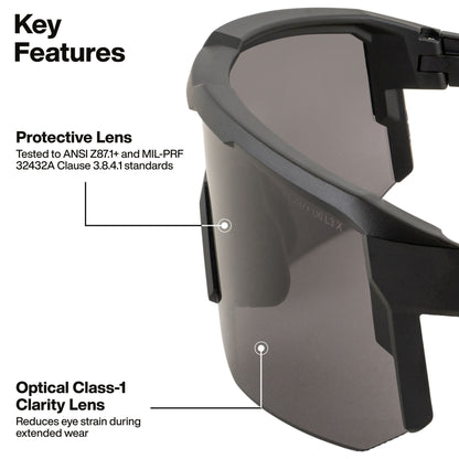 Klein Blade Safety Glasses, Shaded Gray Lens - 03001 - Clothing - J.L. Matthews Co., Inc.